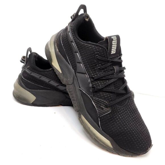 All Black PUMA LQDCELL Optic Flight Suit Black Men’s Sneakers Mens Size 11.5 - Picture 1 of 9